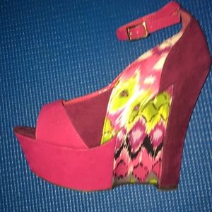 💟☮️Platform wedge sandals